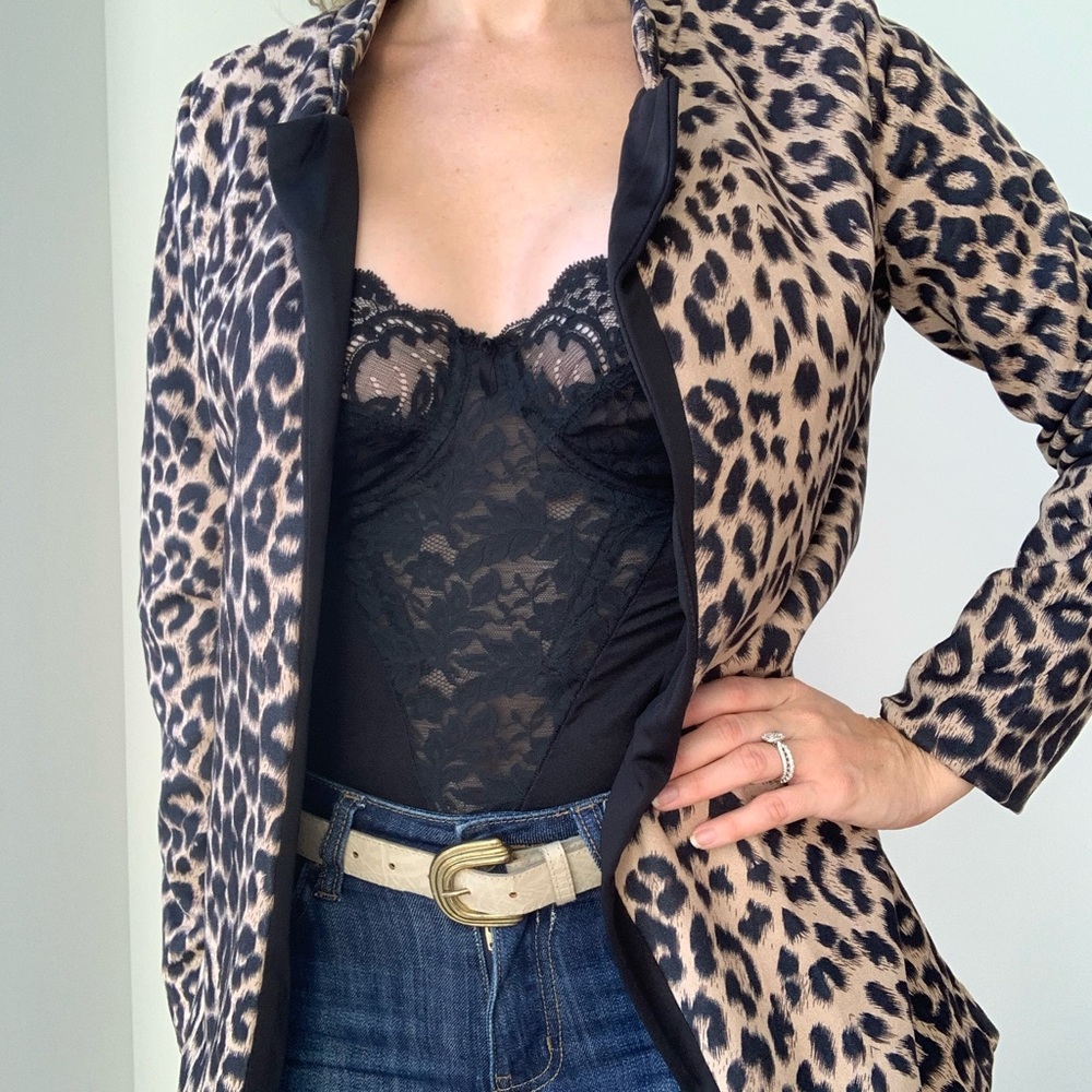 Vintage Leopard Print Jacket